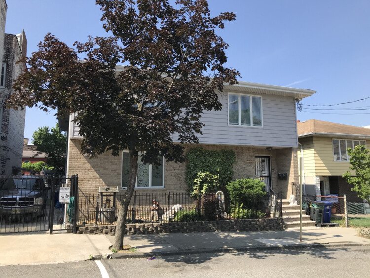 Fenced and gated driveway