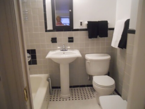 Full Bath Freshly Painted